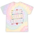 Boho Nostalgia It's My Niece's Birthday Women Kids Tie-Dye T-Shirts Hazy Rainbow Tie-Dye