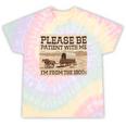 Boomer Millennial Please Be Patient I'm From The 1900s Tie-Dye T-Shirts Hazy Rainbow Tie-Dye