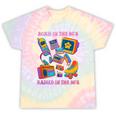 Born In The 80s Raised In The 90s Nostalgia Retro Memories Tie-Dye T-Shirts Hazy Rainbow Tie-Dye