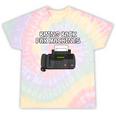 Bring Back Fax Machines Office Sarcasm Nostalgia Tie-Dye T-Shirts Hazy Rainbow Tie-Dye
