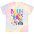 Bruh This Is My 80's Costume Nostalgia Mixtape 80s 90s Party Tie-Dye T-Shirts Hazy Rainbow Tie-Dye