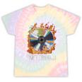 Buffering Glitched CD On Fire 2000s Nostalgia Tie-Dye T-Shirts Hazy Rainbow Tie-Dye