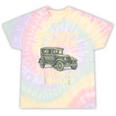 You Can't Scare Me I'm From The 1900s Retro Vintage Car Tie-Dye T-Shirts Hazy Rainbow Tie-Dye