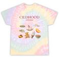 Childhood Nostalgia Good Memories Teddy Bear Ice Cream Tie-Dye T-Shirts Hazy Rainbow Tie-Dye