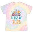 Class Of 2026 Retro Graduation Memory Nostalgia For Seniors Tie-Dye T-Shirts Hazy Rainbow Tie-Dye