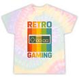 Classic Retro Gaming Nostalgia Tie-Dye T-Shirts Hazy Rainbow Tie-Dye