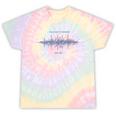 DIAL UP Modem Sound Of Progress 1996 Gen X Tech Nostalgia Premium Tri-Blend Tie-Dye T-Shirts Hazy Rainbow Tie-Dye