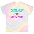 Dial Up Survivor Retro Modem Nostalgia Tech Top Tie-Dye T-Shirts Hazy Rainbow Tie-Dye Dial Up Survivor Retro Modem Nostalgia Tech Top Tie-Dye T-Shirts Hazy Rainbow Tie-Dye