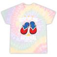 Discipline Arsenal Pinoy Nostalgia Filipino Tsinelas Premium Tri-Blend Tie-Dye T-Shirts Hazy Rainbow Tie-Dye