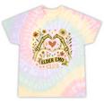 Elder Emo Club Skeleton Hands Heart Nostalgia Tie-Dye T-Shirts Hazy Rainbow Tie-Dye