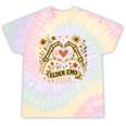 Elder Emo Club Skeleton Hands Heart Nostalgia Tie-Dye T-Shirts Hazy Rainbow Tie-Dye