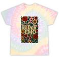 Elder Emo Floral Gothic Vintage Nostalgia Tie-Dye T-Shirts Hazy Rainbow Tie-Dye