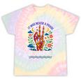 Elder Emo Nostalgia Skeleton Hand Tie-Dye T-Shirts Hazy Rainbow Tie-Dye