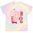 Elder Emo Retro Punk Typography Nostalgia Premium Tri-Blend Tie-Dye T-Shirts Hazy Rainbow Tie-Dye Elder Emo Retro Punk Typography Nostalgia Premium Tri-Blend Tie-Dye T-Shirts Hazy Rainbow Tie-Dye
