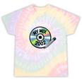 Elder Millennials Embracing 90s CDs Nostalgia Vibes Tie-Dye T-Shirts Hazy Rainbow Tie-Dye
