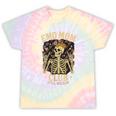Emo Mom Club Still Rockin Skeleton Nostalgia Women Mother Tie-Dye T-Shirts Hazy Rainbow Tie-Dye