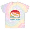 Error 404 Streaming Not Found Nostalgia VHS Retro Tape Tie-Dye T-Shirts Hazy Rainbow Tie-Dye