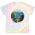 Fish Bowl Frutiger Aero Y2K Retro Vibes Tie-Dye T-Shirts Hazy Rainbow Tie-Dye