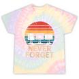 Floppy VHS Cassette Never Forget Retro 80s 90s Nostalgia Tie-Dye T-Shirts Hazy Rainbow Tie-Dye