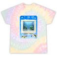 Frutiger Aero Aesthetic Tech Computer Aquarium Tarot Card Tie-Dye T-Shirts Hazy Rainbow Tie-Dye