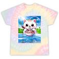 Frutiger Aero Aesthetic Tech Kawaii Ramen Cat Fishes Raglan Baseball Tee Tie-Dye T-Shirts Hazy Rainbow Tie-Dye Frutiger Aero Aesthetic Tech Kawaii Ramen Cat Fishes Raglan Baseball Tee Tie-Dye T-Shirts Hazy Rainbow Tie-Dye