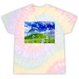 Frutiger Aero Dolphin Meadow Aesthetic Y2k 2000s Ironic Tie-Dye T-Shirts Hazy Rainbow Tie-Dye