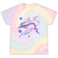 Frutiger Aero Y2K Chrome Dolphin Tie-Dye T-Shirts Hazy Rainbow Tie-Dye Frutiger Aero Y2K Chrome Dolphin Tie-Dye T-Shirts Hazy Rainbow Tie-Dye