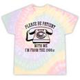 Funny Slogan Patient I'm From The 1900s Raglan Baseball Tee Tie-Dye T-Shirts Hazy Rainbow Tie-Dye