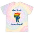 GDR Pioneer East East Nostalgia USSR Soviet Union Tie-Dye T-Shirts Hazy Rainbow Tie-Dye