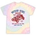 Hotrod Rebel Automotive Nostalgia Old Car Distressed Premium Tri-Blend Tie-Dye T-Shirts Hazy Rainbow Tie-Dye