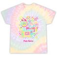 Iconic Nostalgia Vintage Graphic Tie-Dye T-Shirts Hazy Rainbow Tie-Dye