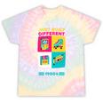 Just Built Different I'M From The 1900S Retro Premium Tie-Dye T-Shirts Hazy Rainbow Tie-Dye