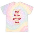 Do You Know The Muffin Man DYKTMM Nostalgia Quote Tie-Dye T-Shirts Hazy Rainbow Tie-Dye
