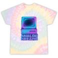 Lofi Reverie Analog Dreams Pixel 90s Desktop VHS Nostalgia Tie-Dye T-Shirts Hazy Rainbow Tie-Dye