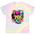 I Love The 70s Retro Cassette Roller Vinyl Nostalgia Vibes Tie-Dye T-Shirts Hazy Rainbow Tie-Dye I Love The 70s Retro Cassette Roller Vinyl Nostalgia Vibes Tie-Dye T-Shirts Hazy Rainbow Tie-Dye