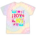 I Love The 90'S 90s Nostalgia Tie-Dye T-Shirts Hazy Rainbow Tie-Dye I Love The 90'S 90s Nostalgia Tie-Dye T-Shirts Hazy Rainbow Tie-Dye