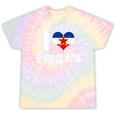I Love Yugoslavia Proud Yugoslav Nostalgia Saying Tie-Dye T-Shirts Hazy Rainbow Tie-Dye