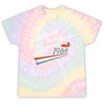 Nostalgia 80s Duck Goose Distressed Tie-Dye T-Shirts Hazy Rainbow Tie-Dye