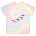 Nostalgia 80s Duck Goose Distressed Tie-Dye T-Shirts Hazy Rainbow Tie-Dye