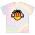 Nostalgia Chest Flag GDR Tie-Dye T-Shirts Hazy Rainbow Tie-Dye