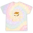 Nostalgia Served Warm Smore Tie-Dye T-Shirts Hazy Rainbow Tie-Dye