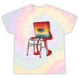 Old Vintage Cassette Tape 70s 80s 80s Outfit Nostalgia Tie-Dye T-Shirts Hazy Rainbow Tie-Dye