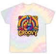 Peace Sign Groovy Vibes Costume Nostalgia Tie Dye Fashion Tie-Dye T-Shirts Hazy Rainbow Tie-Dye