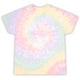 Please Be Patient With Me I'm From The 1900s Aged Typewriter Tie-Dye T-Shirts Hazy Rainbow Tie-Dye