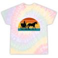 Please Be Patient With Me I'm From The 1900s Apparel Premium Tie-Dye T-Shirts Hazy Rainbow Tie-Dye