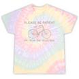 Please Be Patient I'm From The 1900s Bike Tie-Dye T-Shirts Hazy Rainbow Tie-Dye