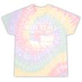 Please Patient I'm From The 1900s Boomer Meme Premium Tie-Dye T-Shirts Hazy Rainbow Tie-Dye