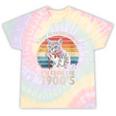 Please Be Patient With Me I'm From The 1900s Cat Tie-Dye T-Shirts Hazy Rainbow Tie-Dye