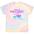 Please Be Patient With Me I'm From The 1900s Father Day Premium Tie-Dye T-Shirts Hazy Rainbow Tie-Dye