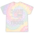 Please Be Patient I'm From The 1900s Over The Hill Premium Tri-Blend Tie-Dye T-Shirts Hazy Rainbow Tie-Dye